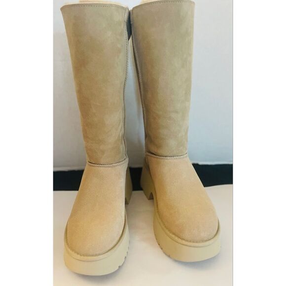 UGG Shoes - UGG CLASSIC NEW HEIGHTS CUFFABLE CHESTNUT TALL SUEDE WOMEN'S BOOTS SIZE US 9 NWT